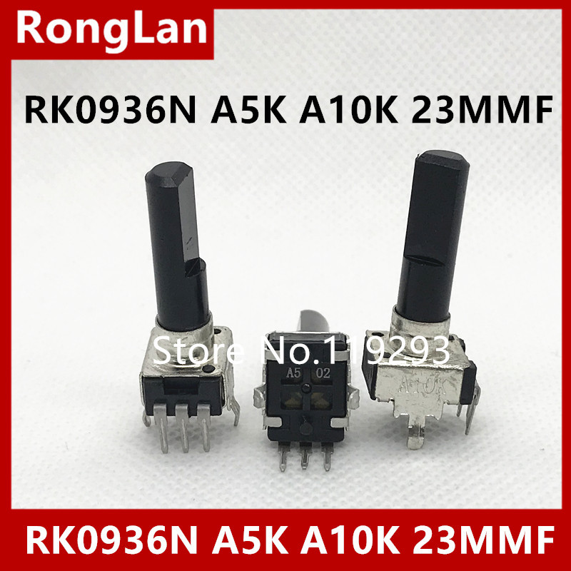09 type mixer sound potentiometer RK0936N B5K B1K B2K B10K B20K B50K B100K A5K A10K A20K A50K C2K C5K C10K C50K  D shatf L=30MM 23MMF