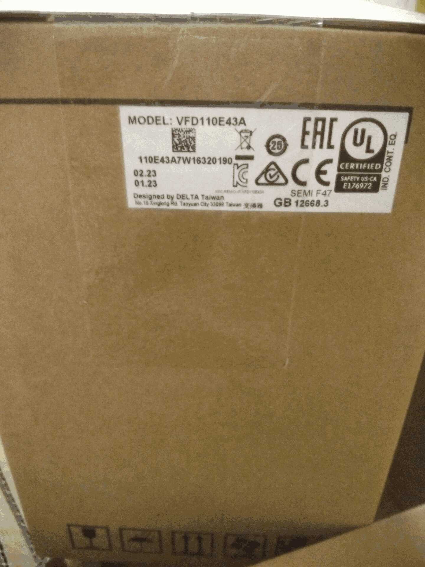 Delta Frequency Converter VFD015C23A Brand New Genuine Original