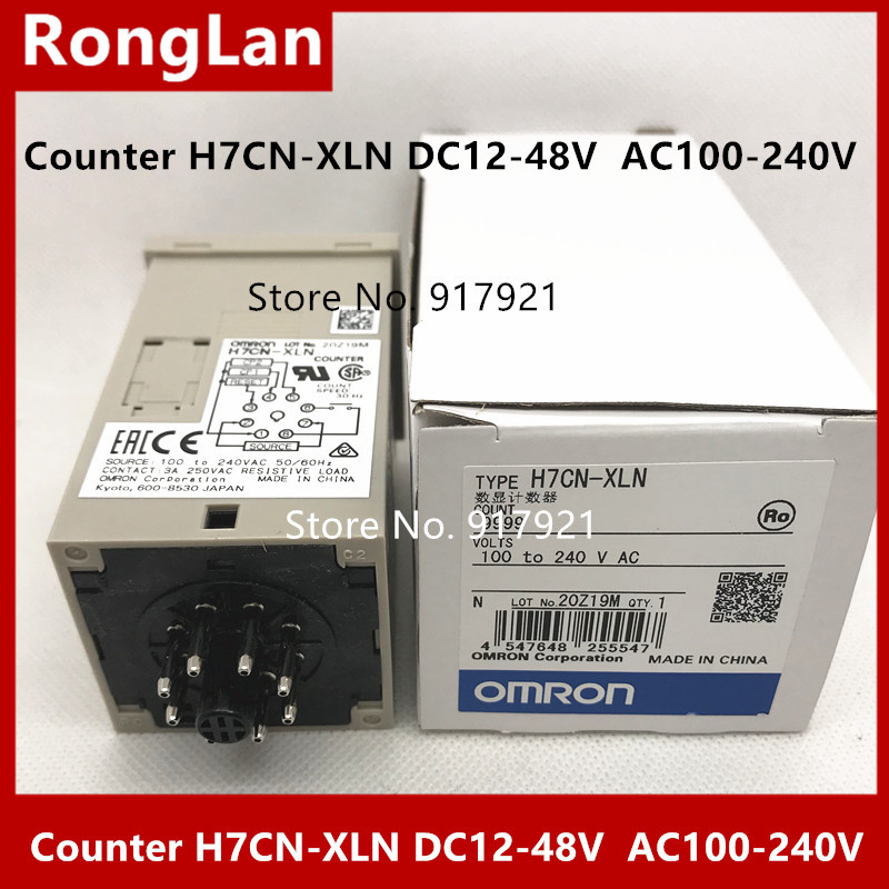New original authentic OMRON Omron digital counter H7CN-XLN H7CN-XHN H7CN-ALN H7CN-XHNS  DC12-48V AC100-240V