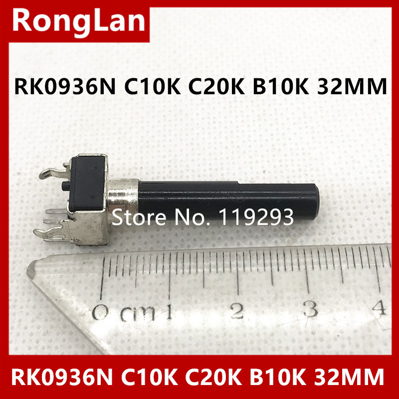 09 type mixer sound potentiometer RK0936N C10K C20K B10K D shatf L=37.5MM 32MMF