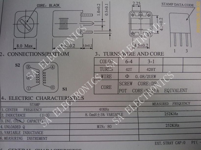 Ultrasonic Ranging Radar boost in the week step-up transformer Universal adjustable Amplification of midcycle ranging signal