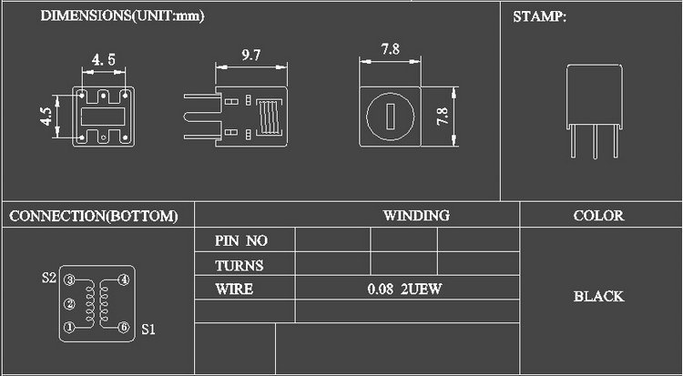 Ultrasonic Ranging Radar boost in the week step-up transformer Universal adjustable Amplification of midcycle ranging signal