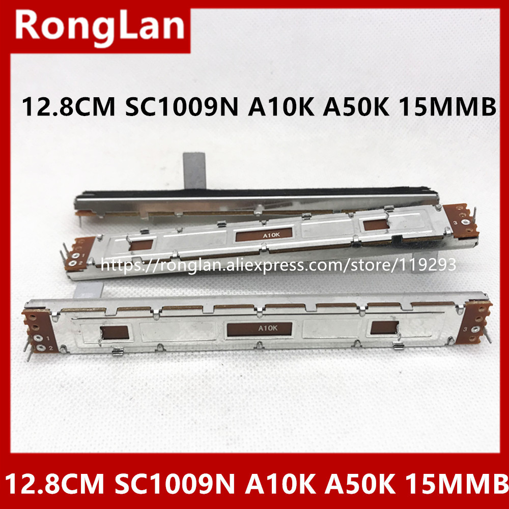 SC1009N A10K A50K  single fader potentiometer mixer fader slide handle length 15MMB