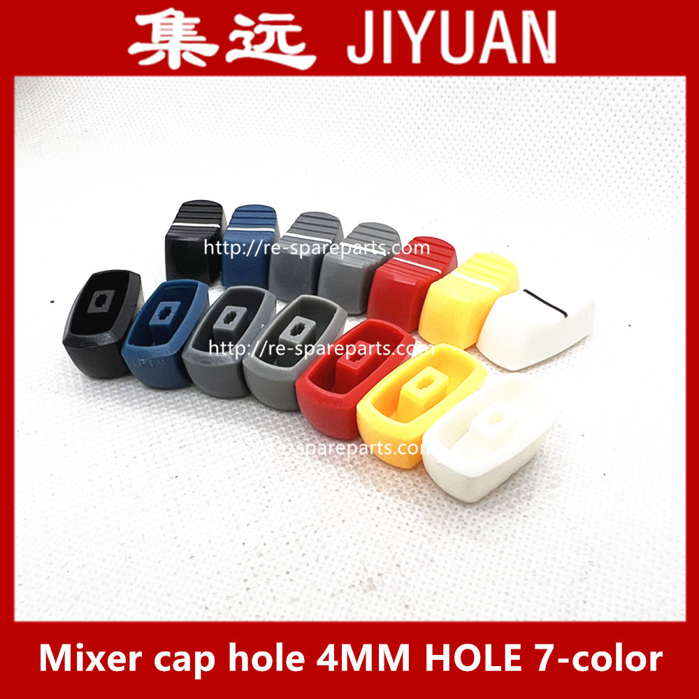 [round] mixer pusher cap hole 4MM  HOLE 7-color black gray dark blue orange red white