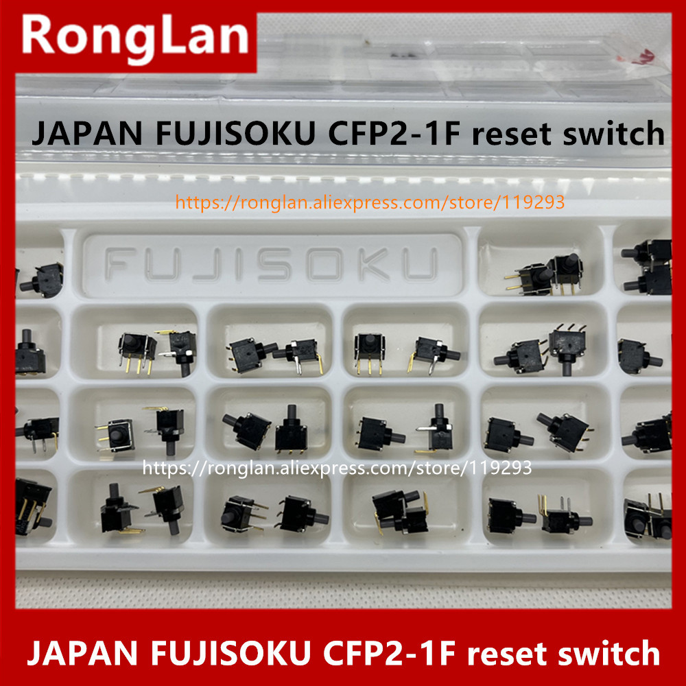 Japan imported button reset switch FUJISOKU CFP2-1F clubfoot button switch SPDT