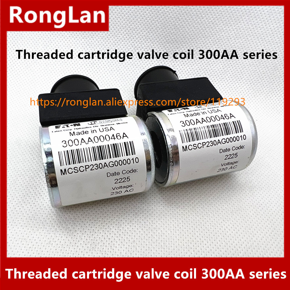 Threaded cartridge valve coil 300AA series 300AA00002A 300AA00006A 300AA00016A 300AA00022A 300AA00024A 300AA00046A 300AA00066A 300AA00081A 300AA00082A