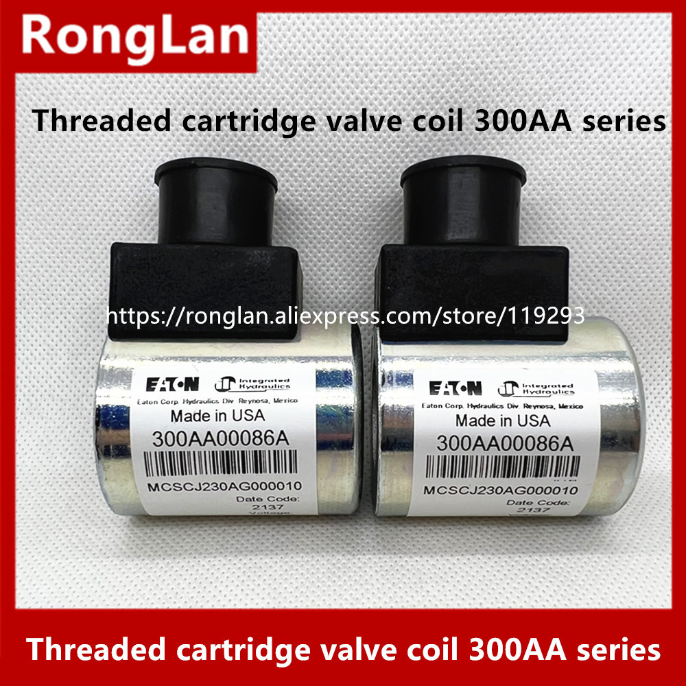Threaded cartridge valve coil 300AA series 300AA00002A 300AA00006A 300AA00016A 300AA00022A 300AA00024A 300AA00046A 300AA00066A 300AA00081A 300AA00082A