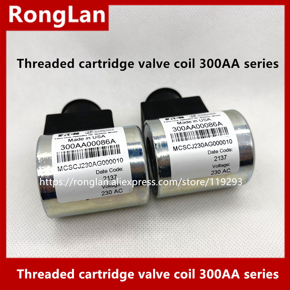 Threaded cartridge valve coil 300AA series 300AA00002A 300AA00006A 300AA00016A 300AA00022A 300AA00024A 300AA00046A 300AA00066A 300AA00081A 300AA00082A