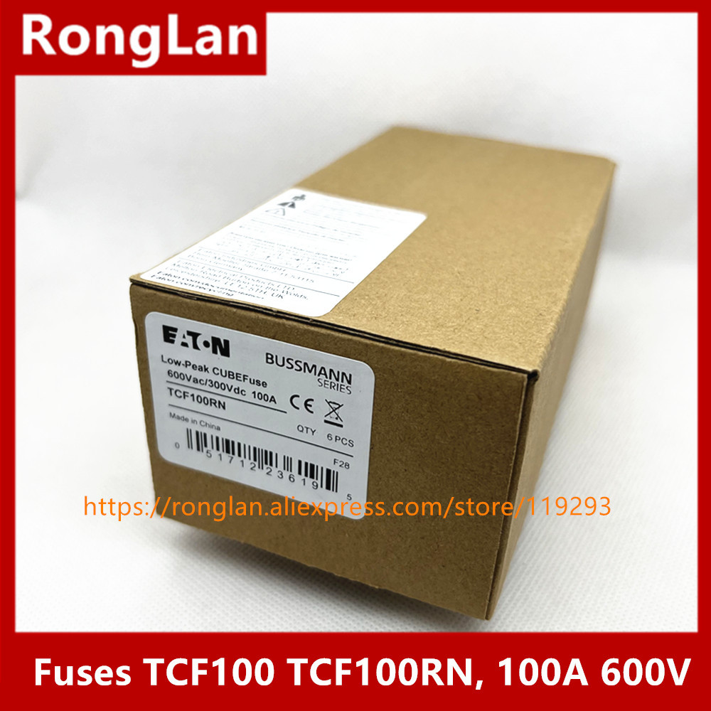 Original Bussmann fuse, Low-peak fuse, TCF90 TCF100 TCF100RN, 90A 100A 600V