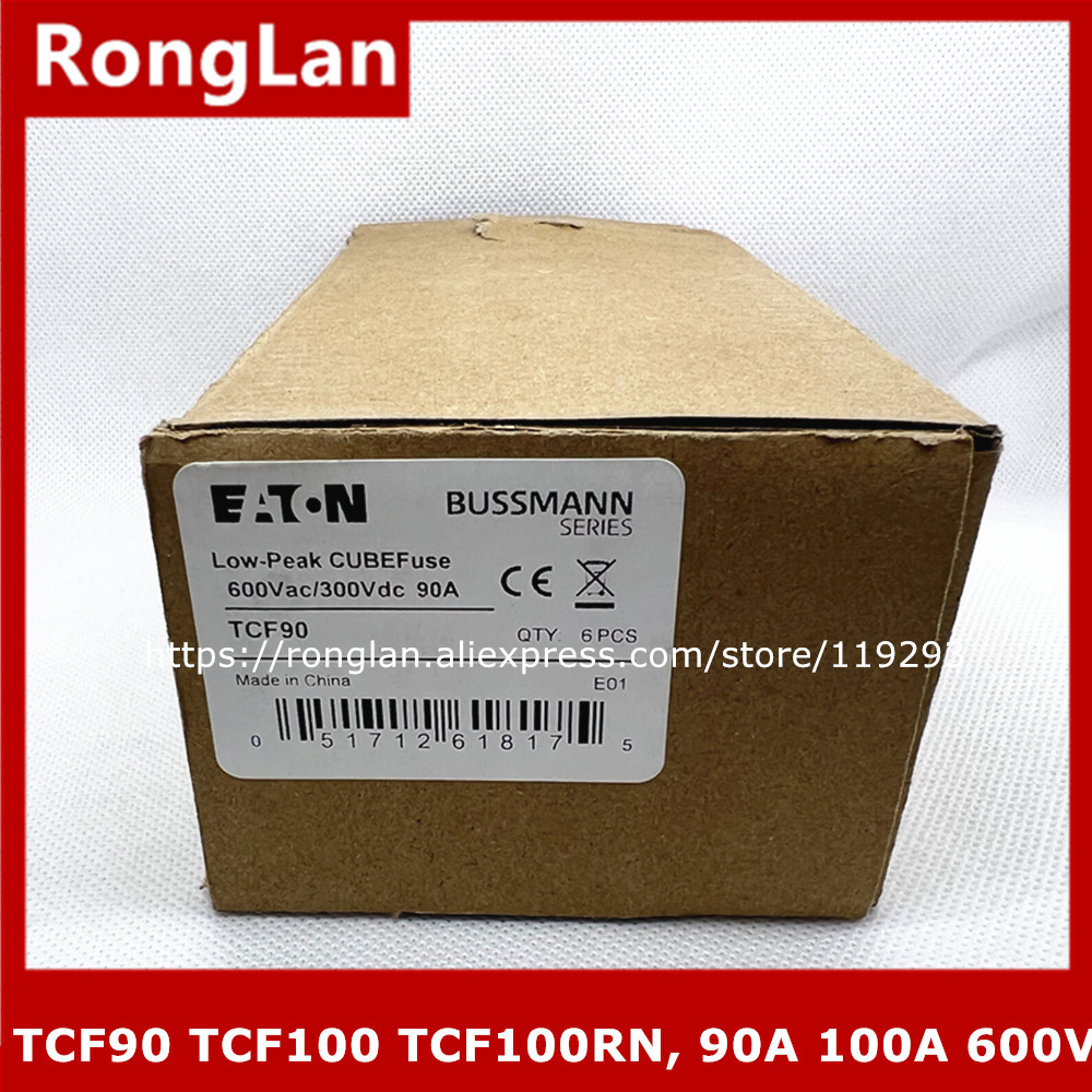 Original Bussmann fuse, Low-peak fuse, TCF90 TCF100 TCF100RN, 90A 100A 600V