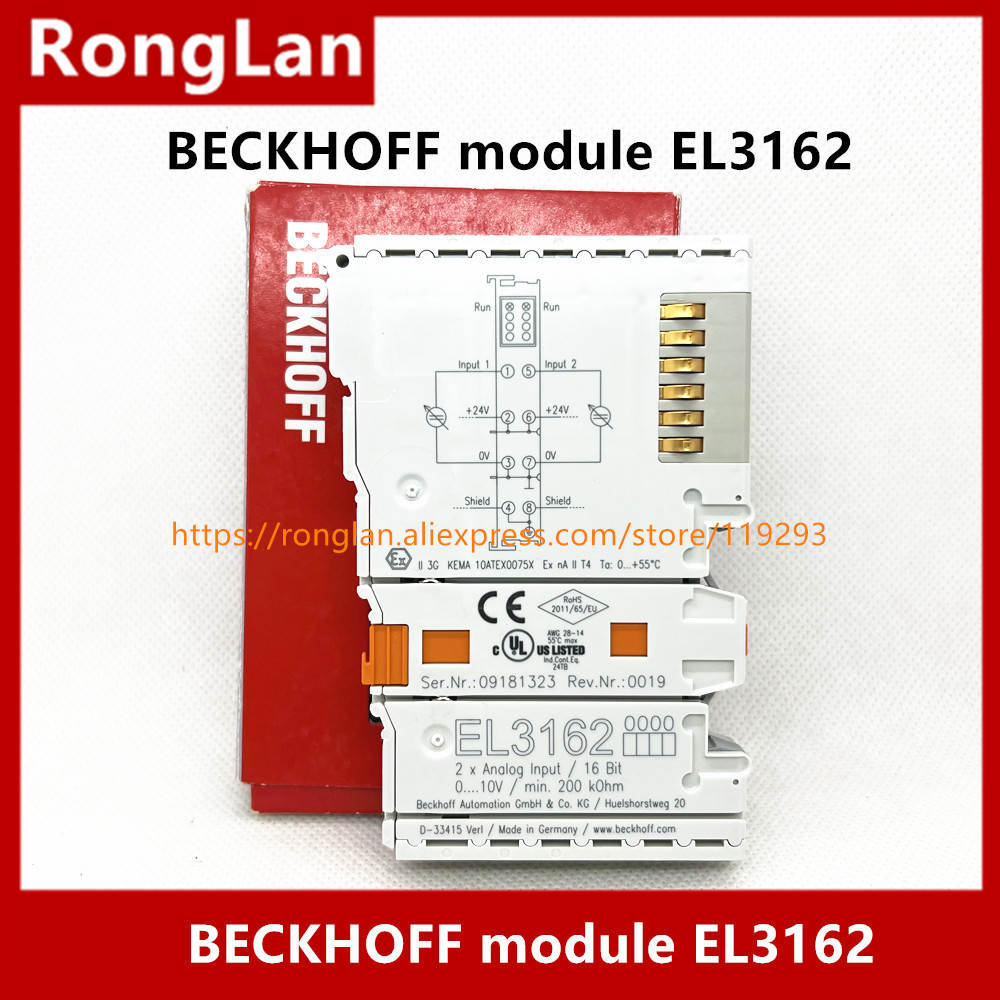 New German original authentic BECKHOFF Beckhoff module EL3162 spot