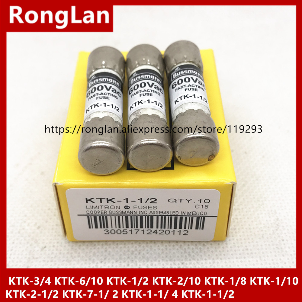 Limitron Fuse KTK-3/4 KTK-6/10 KTK-1/2 KTK-2/10 KTK-1/8 KTK-1/10 KTK-2-1/2 KTK-7-1/ 2 KTK-1-1/ 4 KTK-1-1/2