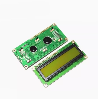 Yellow green screen 1602 LCD screen LCD1602A LCD-1602-5V 5V black font with backlight