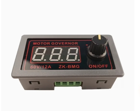 PWM DC Motor Governor 9-60V/12A/500W Motor Fan Controller Encoder Dimming Speed Control