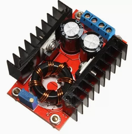 DC-DC Car Laptop Mobile Power Supply 10-32V to 12-35V Adjustable Booster Module 150W