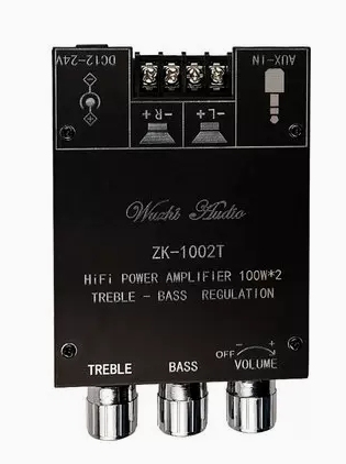 100W * 2 high and low frequency adjustment  5.0 audio amplifier board module subwoofer dual channel stereo