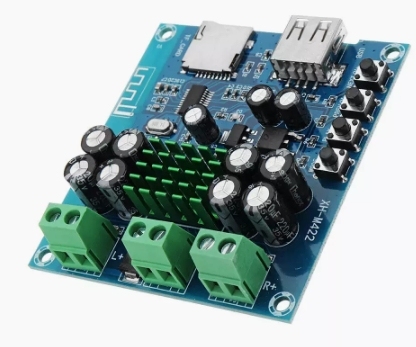 XH-M422  amplifier board integrated with USB flash drive TF card playback TPA3116D2 amplifier board dual 50W