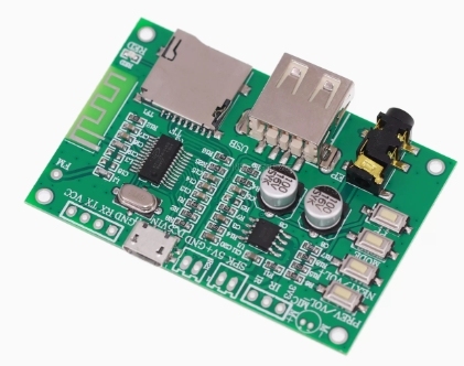 BT201 dual-mode 5.0  lossless audio amplifier module TF card USB BLE SPP serial port transmission AT