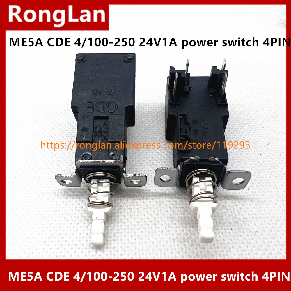 ME5A CDE 4/100-250 24V 1A power switch potentiometer self lock switch 4 Pin LOCK SWITCH