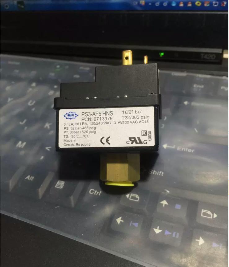 Eco original original ALCO PS3-AF5 11/16bar 12.4/16.6bar 16/21bar pressure switch inlet pressure genuine original