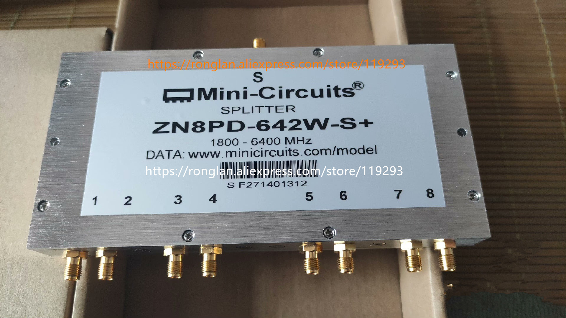 ZN8PD-642W-S+ 1800-6400MHz Mini-Circuits a sub eight power divider SMA