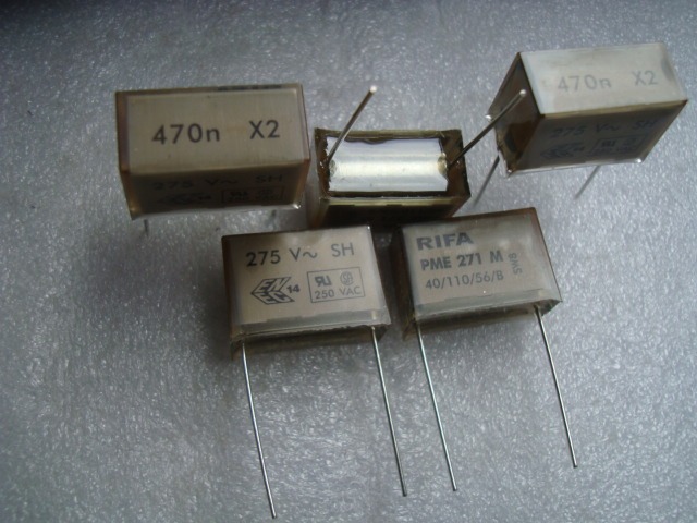 RIFA sets out PME 271 M film capacitor 600n 275V 0.6UF 600N 0.22UF 220N 0.47UF 470N