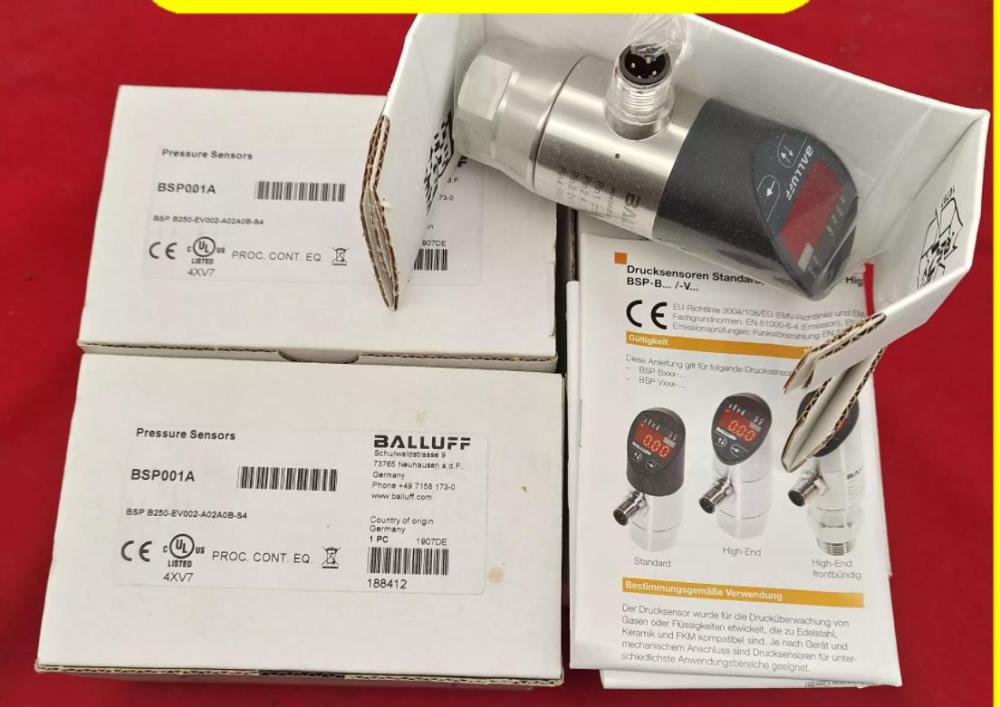 Brand new genuine BALLUFF pressure switch BSP001A  B250-EV002-A02A0B-S4 BSP spot