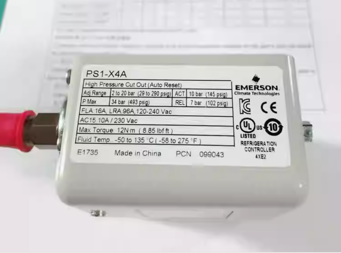 original ALCO Germany high PS1-X4A Official substitution FF115-S5 BAA single high-pressure type automatic pressure controller 1-20bar 2-20bar