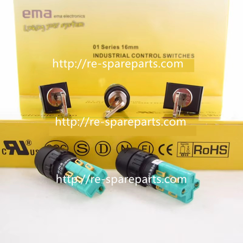 Imports EMA key switch 16mm Moments / circle / square 01K-RM40 01K-RA40 01K-CM40 01K-CA40 01K-SM40 01K-SA40 S2P Q2P 2a2b