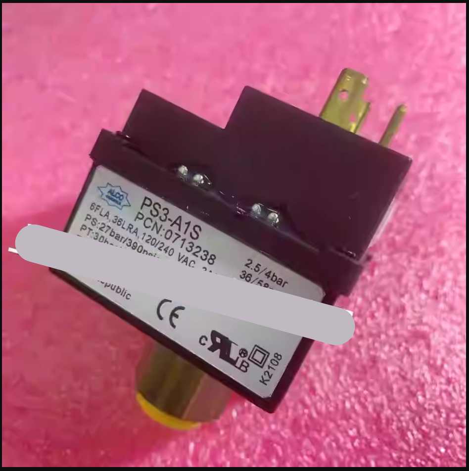 ALCO EMERSON PS3-A1S 1.9/2.7bar 1.7/3bar 3.9/5.2bar 1/2.5bar 0.1/1.1bar 2/3bar 2.5/4bar 2.3/3.3bar switch pressure controller