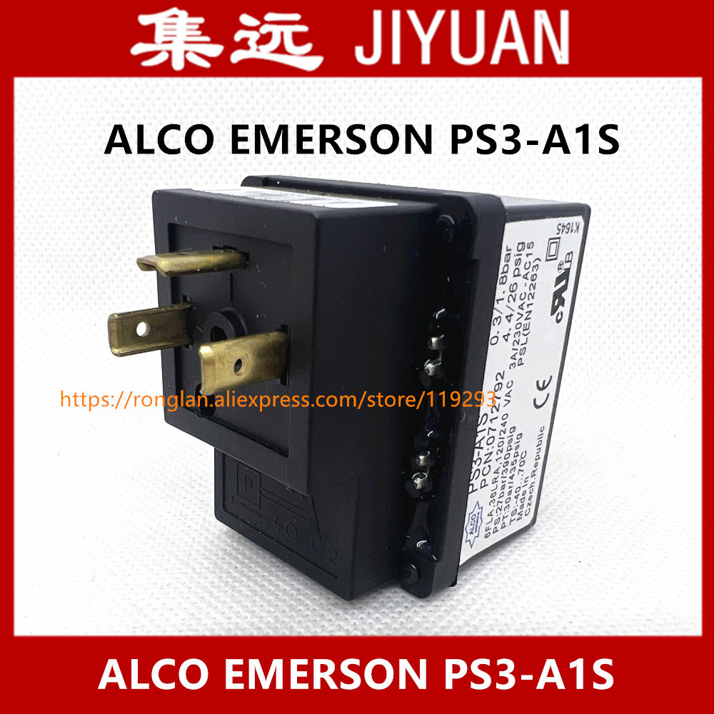ALCO EMERSON PS3-A1S 1.9/2.7bar 1.7/3bar 3.9/5.2bar 1/2.5bar 0.1/1.1bar 2/3bar 2.5/4bar 2.3/3.3bar switch pressure controller