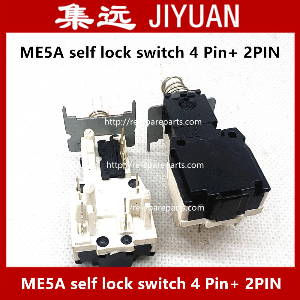 ME5A CDE 250V 24V power switch potentiometer self lock switch 4 Pin+ 2PIN +SWITCH