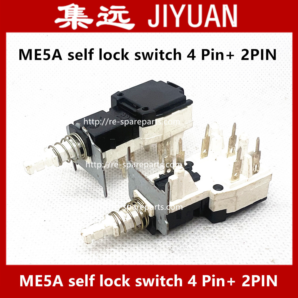 ME5A CDE 250V 24V power switch potentiometer self lock switch 4 Pin+ 2PIN +SWITCH