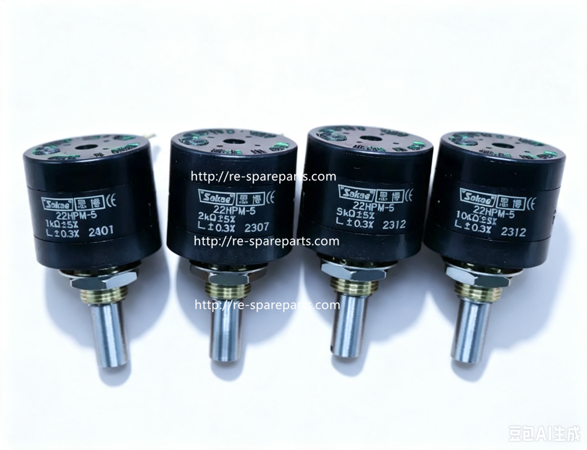 22HPM-5 22HPM-10 22HPM-3 1K 2K 5K 10K Japanese Original Imported SAKAE Precision 5-Turn Potentiometer