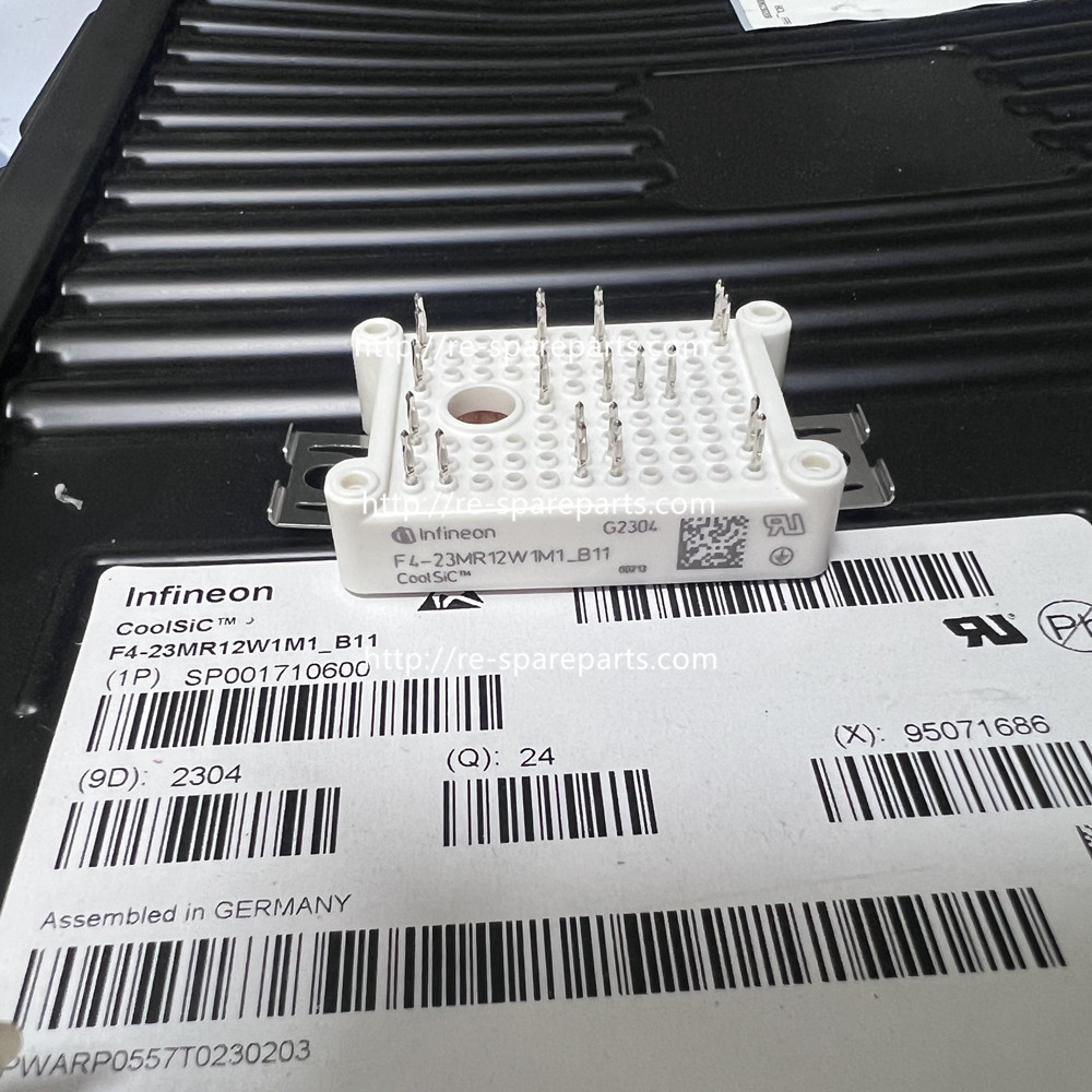 Original Infineon F4-23MR12W1M1 F4-23MR12W1M1-B11 CoolSiC MOSFET Fourpack Power Module 1200V 23mΩ EasyPACK 1B PressFIT with NTC for Bidirectional DC-DC Energy Storage PCS EV Charger