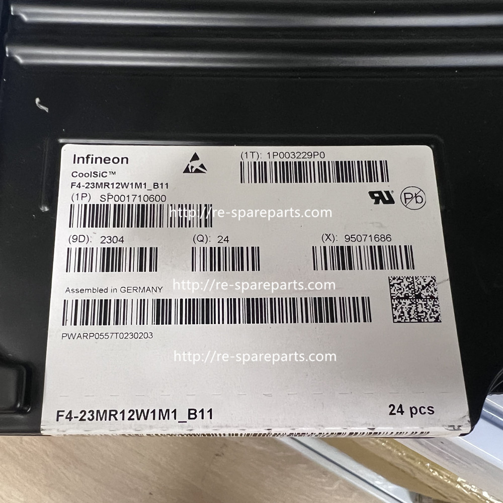 Original Infineon F4-23MR12W1M1 F4-23MR12W1M1-B11 CoolSiC MOSFET Fourpack Power Module 1200V 23mΩ EasyPACK 1B PressFIT with NTC for Bidirectional DC-DC Energy Storage PCS EV Charger