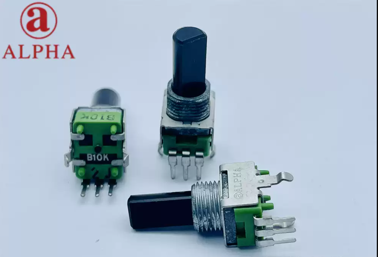 Taiwan ALPHA type A10K A20K B5K B10K Potentiometer RK09  16MM D shaft