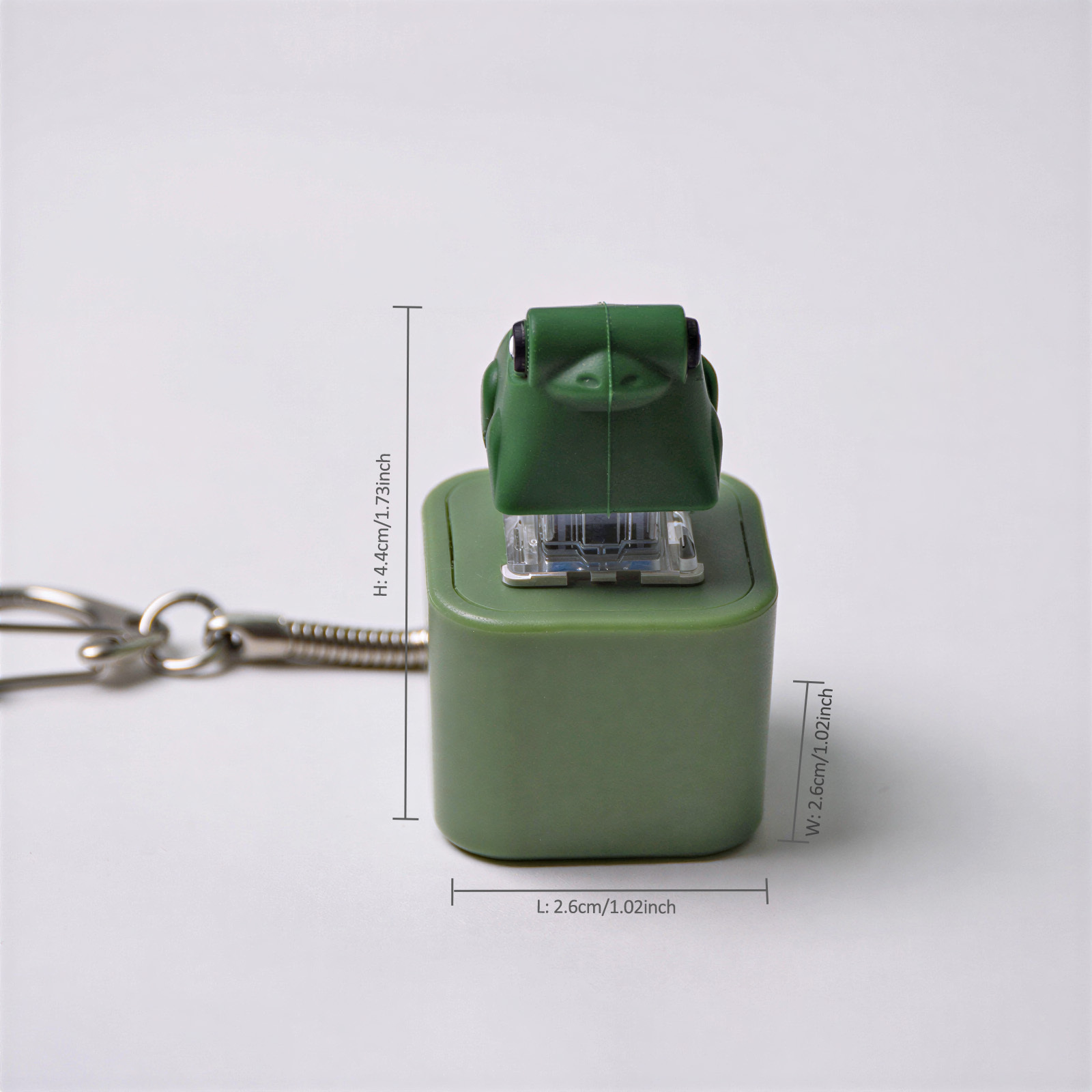 Super Cute Frog Fidget Keychain | Croaks When You Click! | Rechargeable Keyboard Clicker with LED Light | Stress Relief Toy for Adults Kids | Funny Bag Pendant Gift