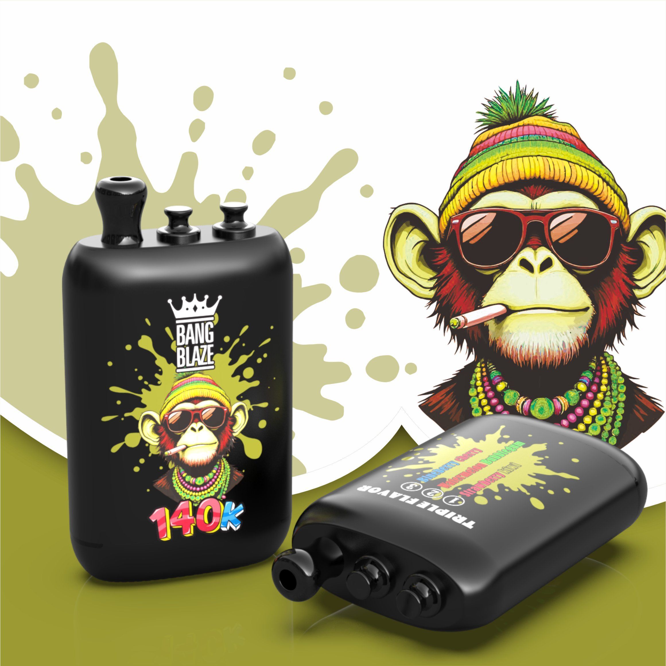Bang 140000 Puff Bar Twins Disposable Vape Pen 3in1 Vaper Electronic Cigarettes Wholesale Best Price