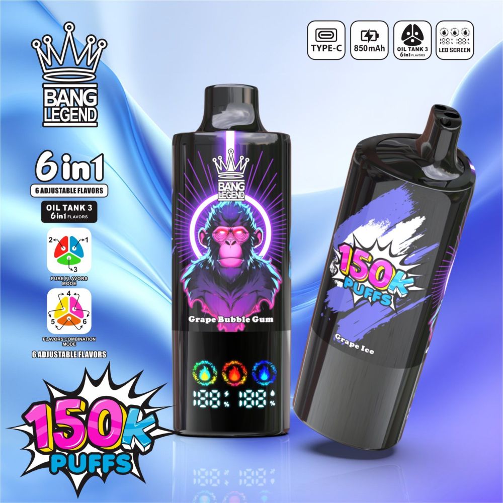 USA EU Hot Selling Bang 150000 Puffs 0 2% 3% 5% Vape Bar Wholesale E Cigarette