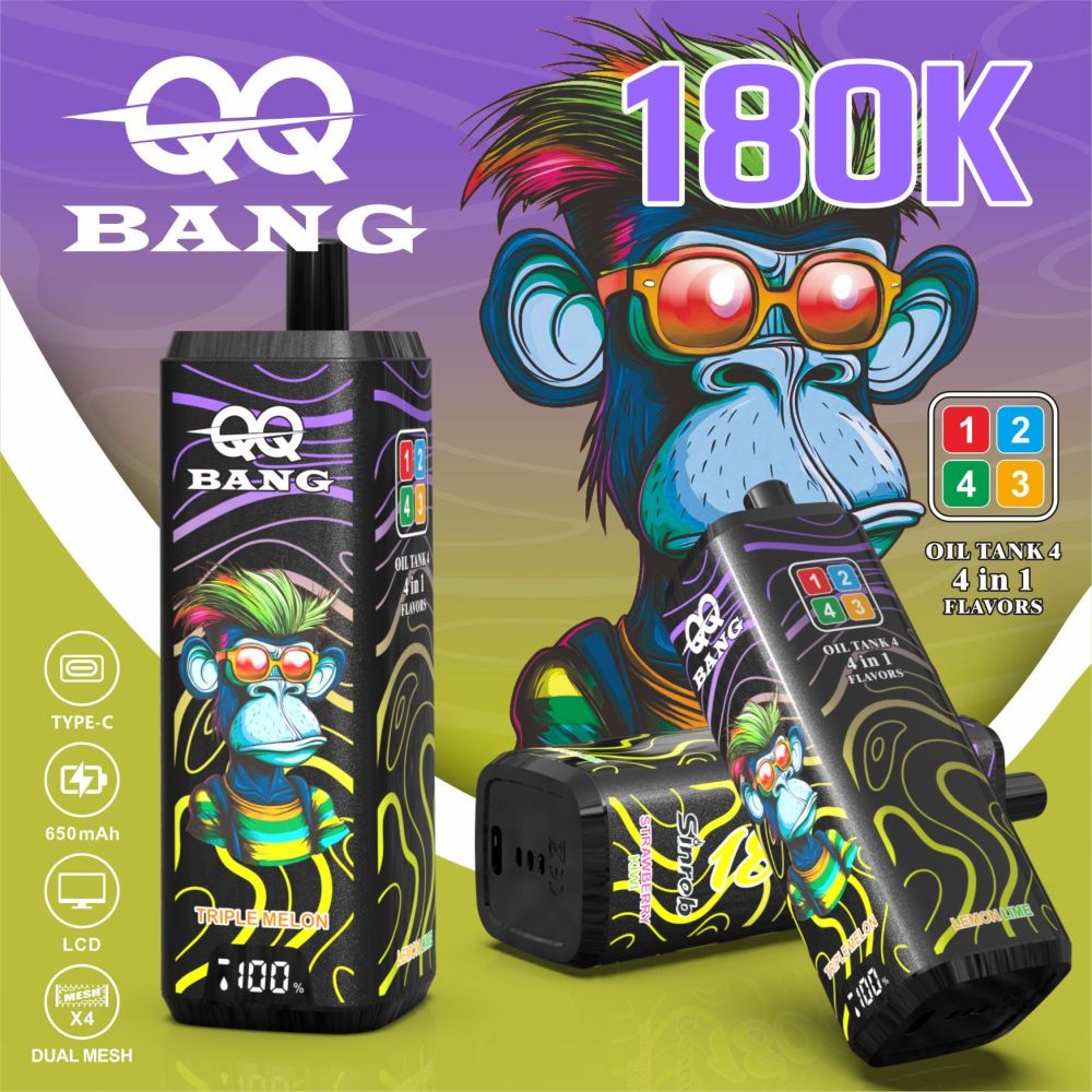 China Original Shenzhen Manufacture Bang Dtl E Cigarette Geek Bar 180000 Puff Wholesale E Hookah Vape