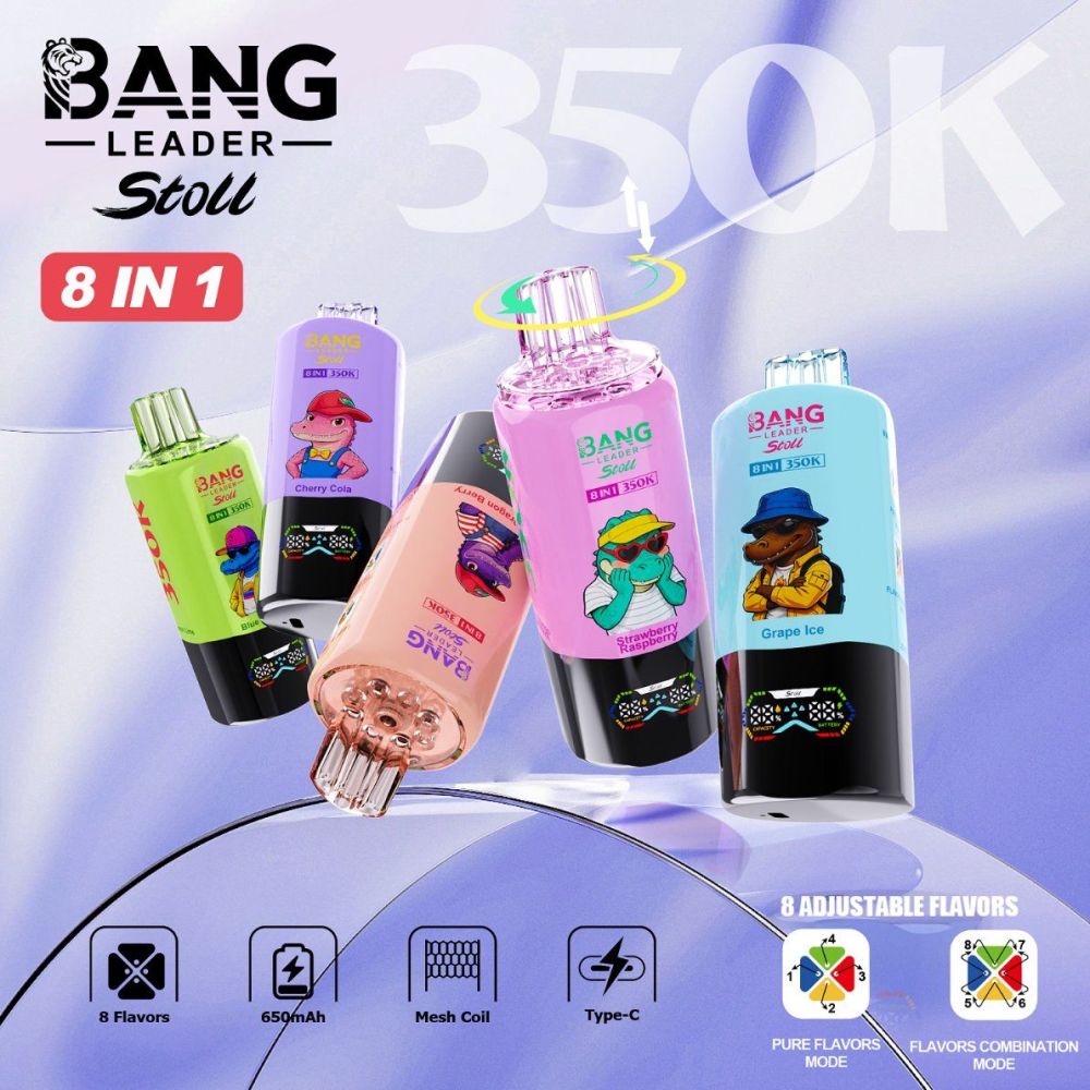 EU Delivery 350000 Puffs Hotter Digital Screen Cheap Price 8 in 1 Puff Vape Wholesale Vaper