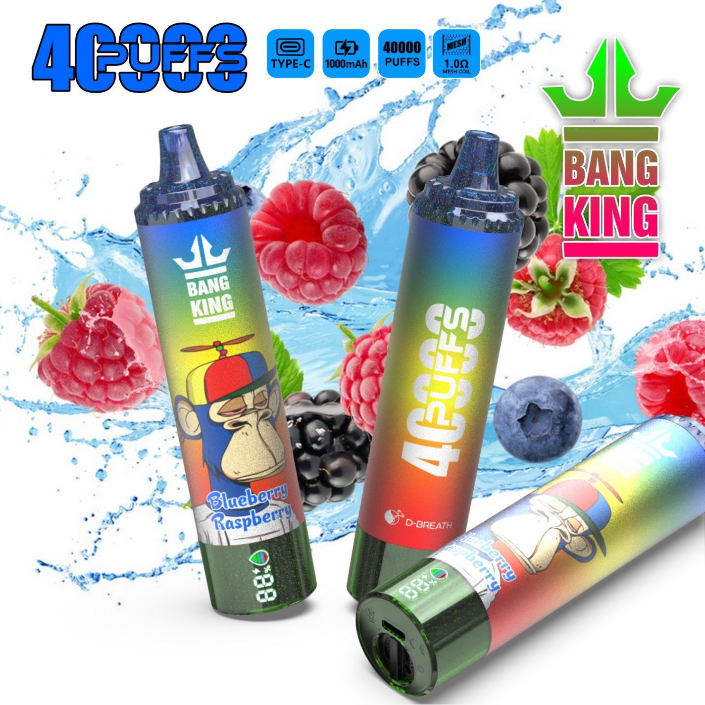 2026 New Electronic Cigarettes Original Authentic Bang 40000 Puffs Flame Bar Trendy Products Disposable Vape