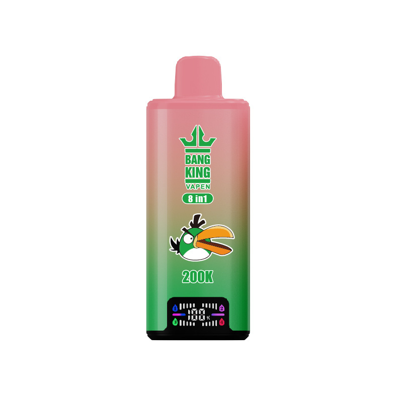 Big 200K Puffs Disposable Vaper 2% 5% Nicotine Wholesale Digital Screen Vape