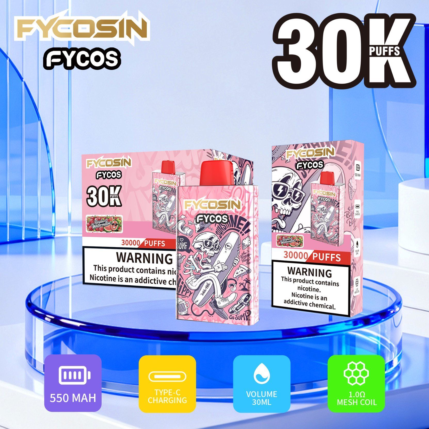 Chinese Pod System Slides Easily Into Any Pocket 30K Puff Disposable Vape