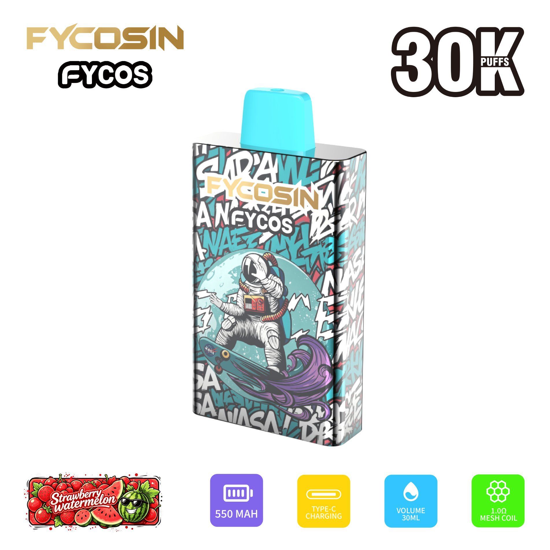 Our Strawberry Like Sweet Cereal Milk 30K 30000 Puffs Tank Pods Vape