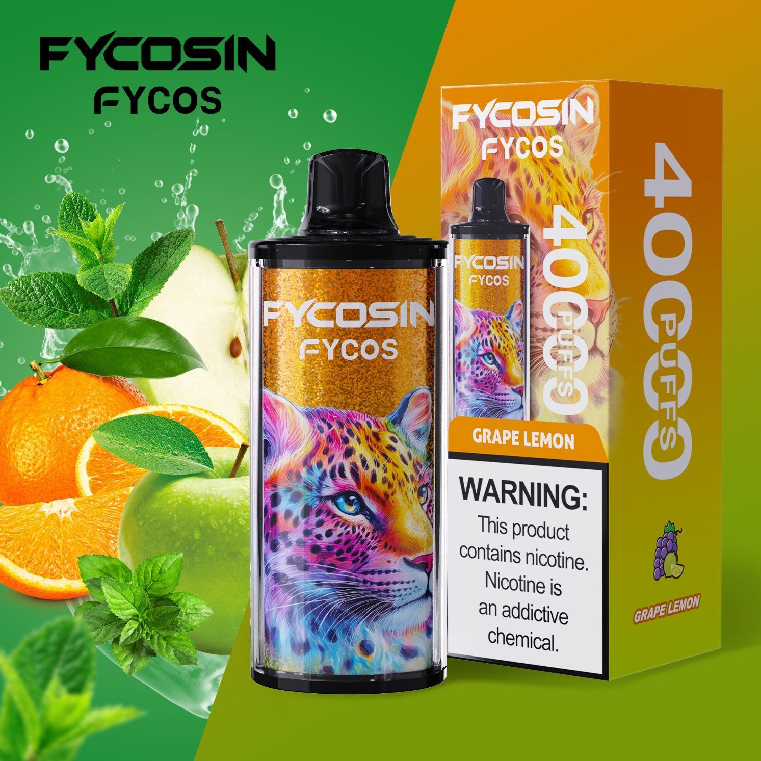 Fycosin 40000 Puff Disposable Vape Factory Wholesale Price Vapor