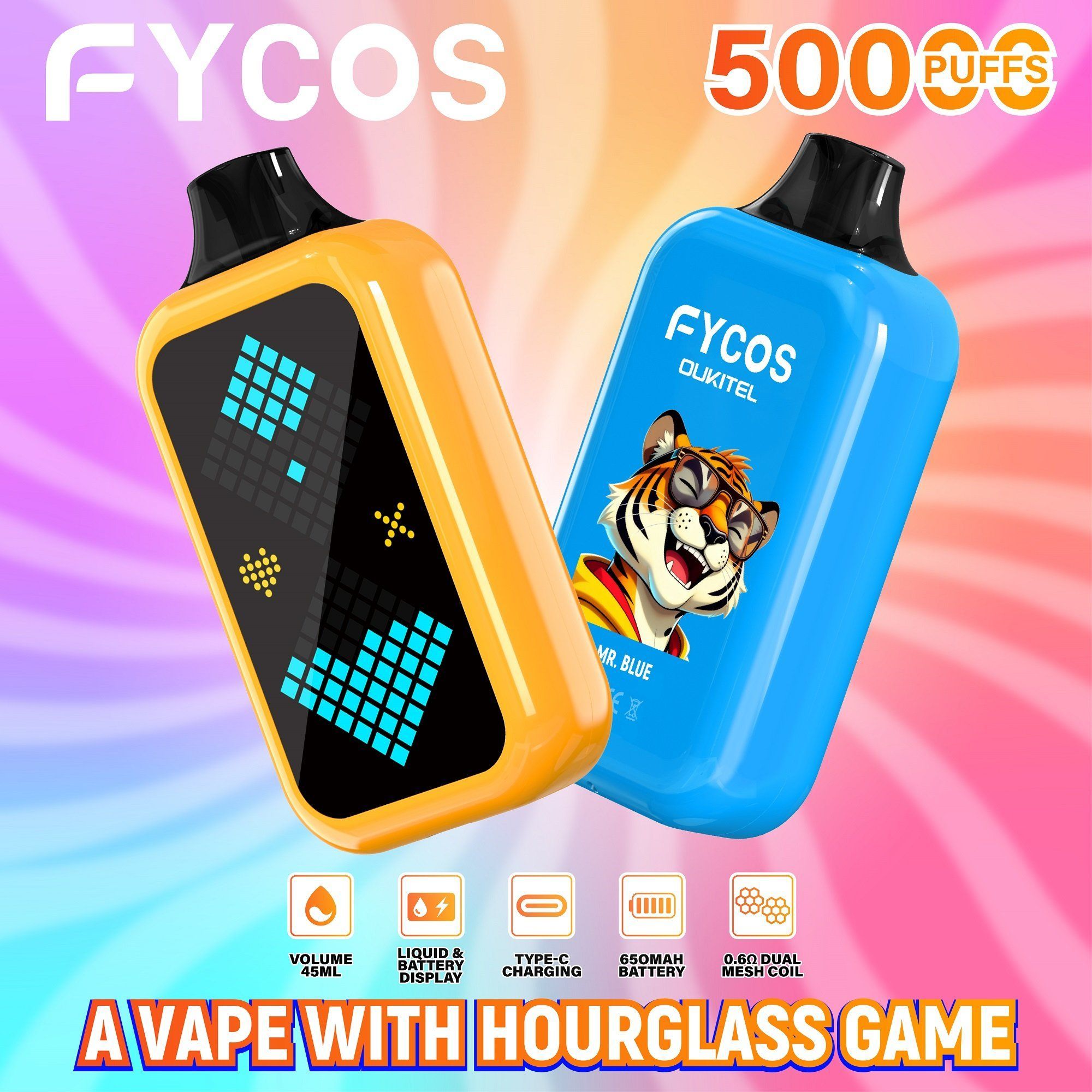 Fycos Player Disposable Electronic Cigarette Wholesale Vapor Vaper E Vape