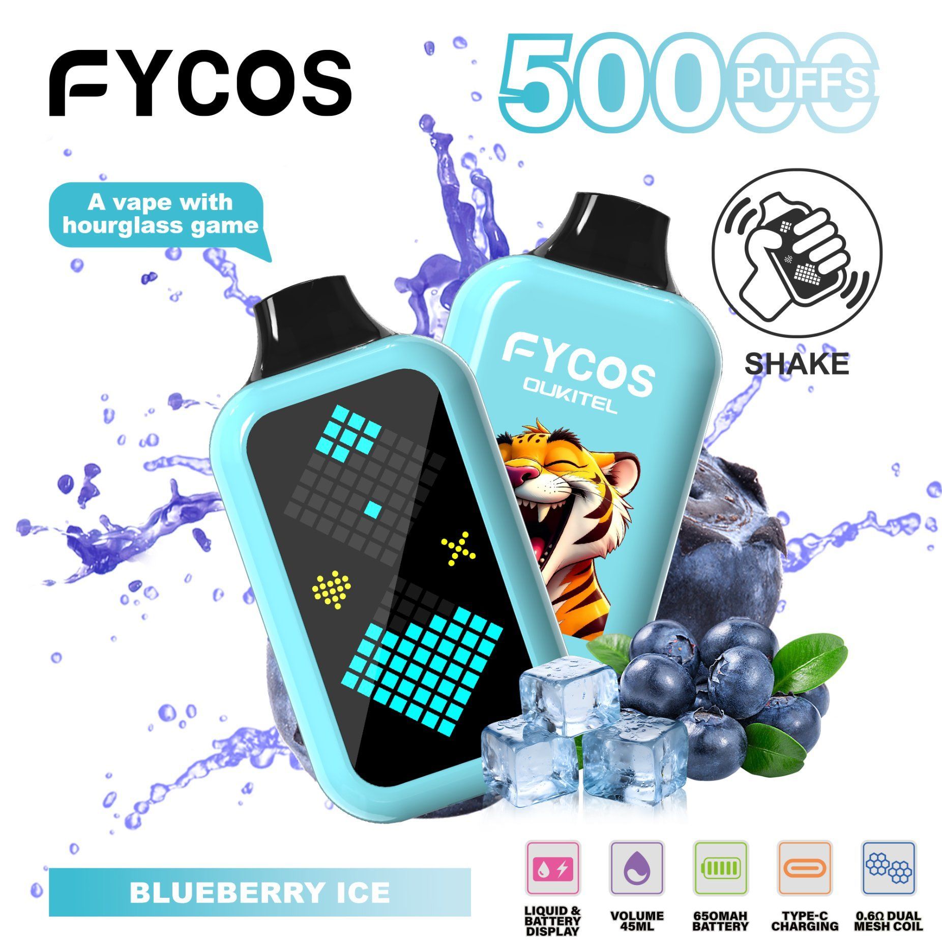 Fycos Player Disposable Electronic Cigarette Wholesale Vapor Vaper E Vape