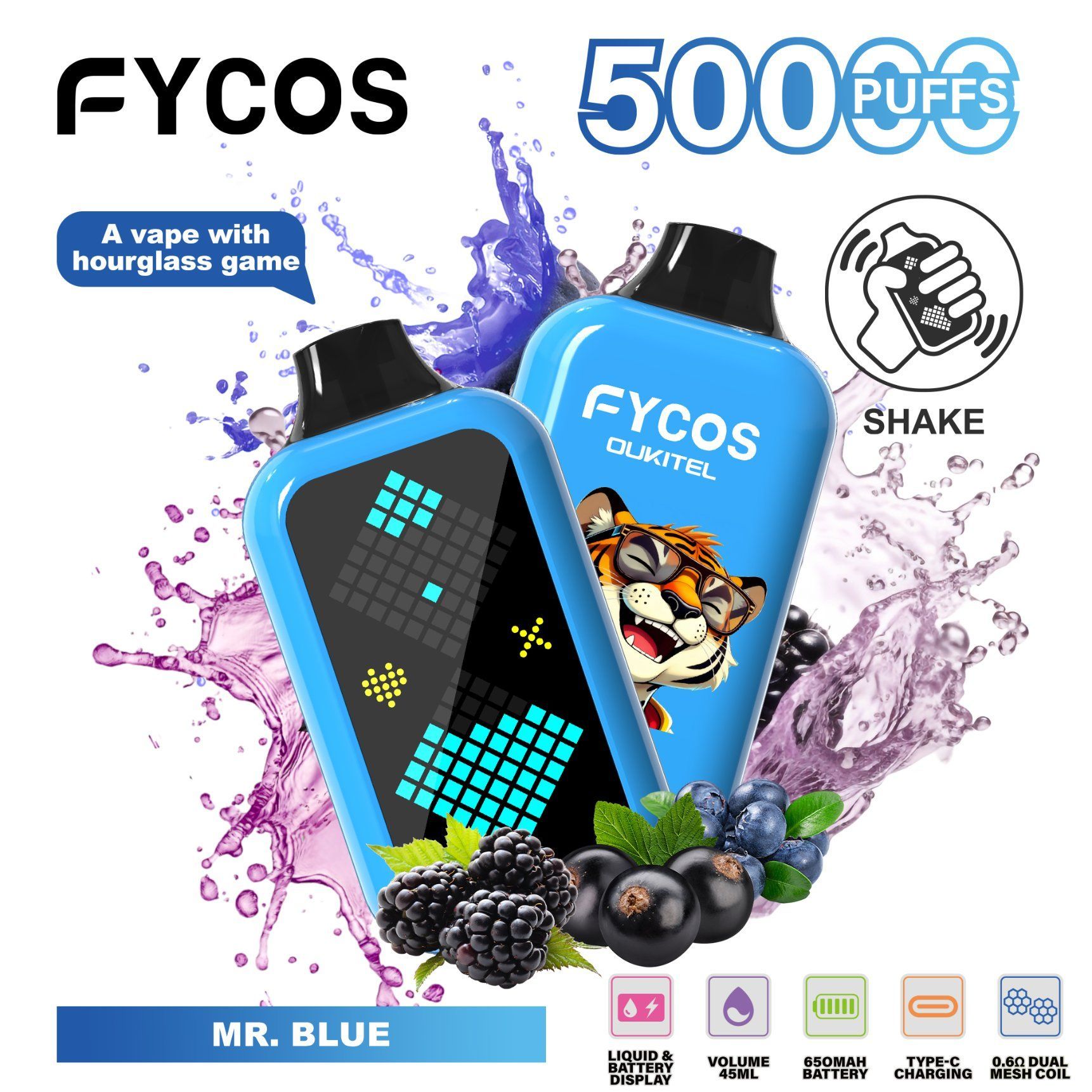 Fycos Player Disposable Electronic Cigarette Wholesale Vapor Vaper E Vape